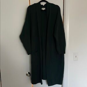 Ava & Viv Women's Hunter Green Cardigan Sweater